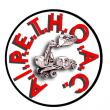 Logo de l'association AIPETHOAC (engins de TP et camions)